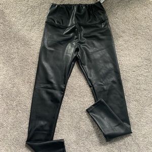 Vegan Leather leggings